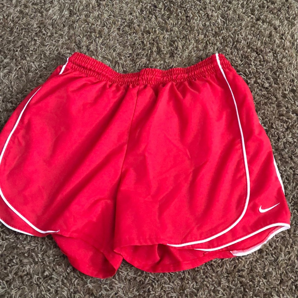 Nike Dri-Fit Red Soccer Shorts